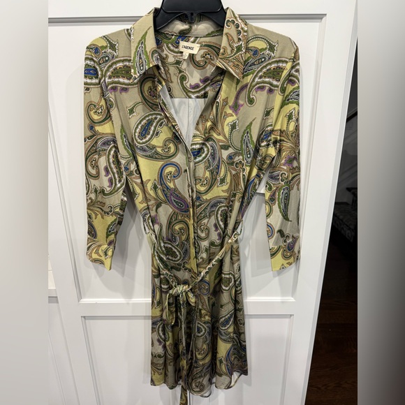 L’Agence NEW Paisley Print Knee-Length Dress - Picture 4 of 8